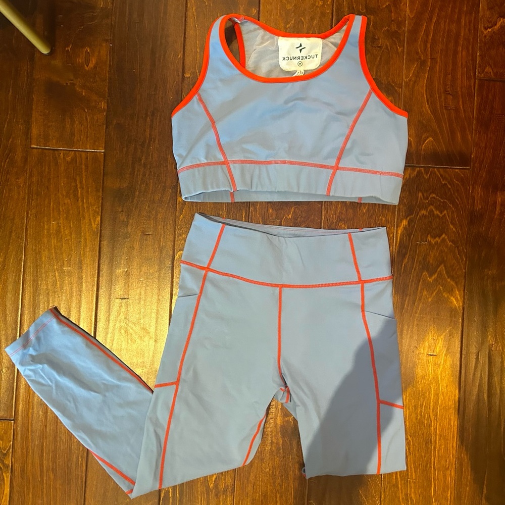 Tuckernuck workout leggings & bra set